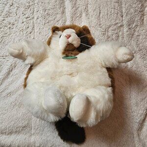 Incredible Petables Chubby Calico Cat Plush Stuffed Animal